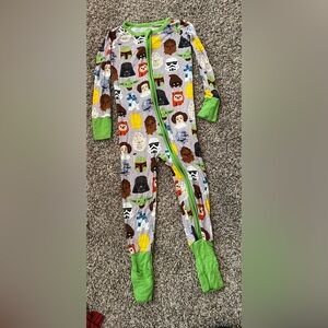 Little Sleepies Star Wars Pajama Set - Blue, Brown, Cream